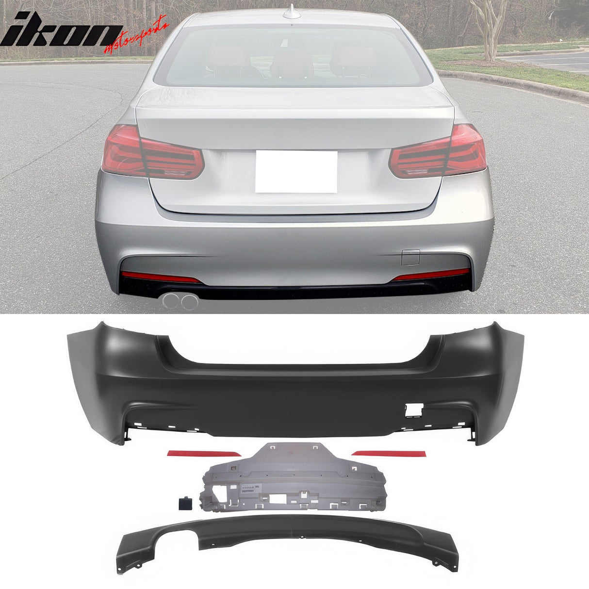 2012-2018 BMW 3-Series F30 M-Tech Side Skirts Front Rear Bumper Covers