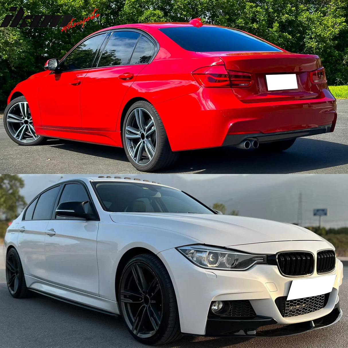 2012-2018 BMW 3-Series F30 M-Tech Side Skirts Front Rear Bumper Covers