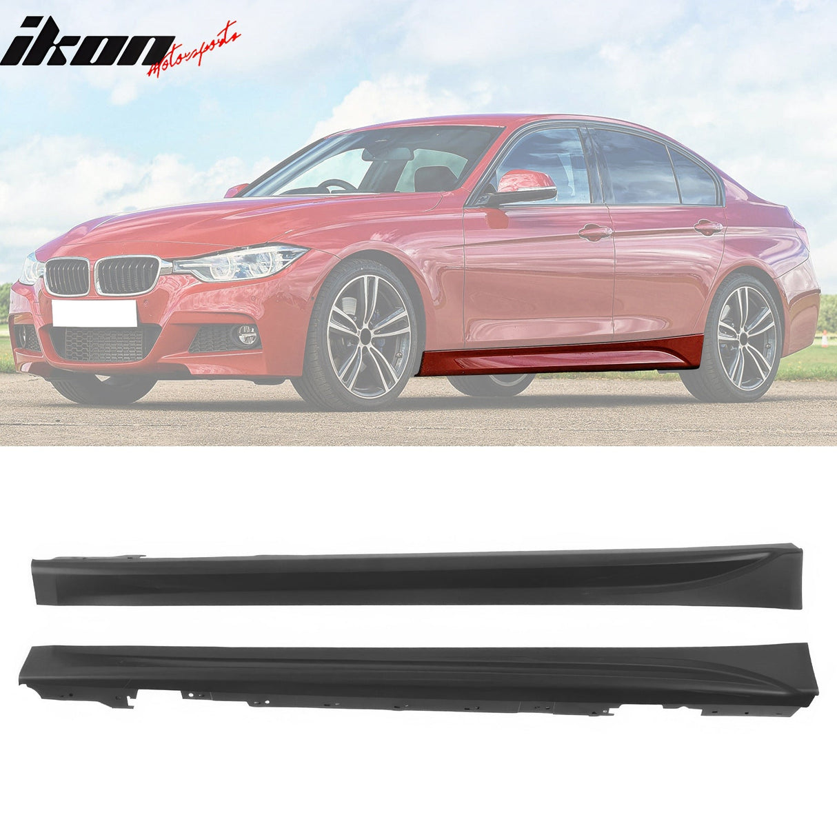 2012-2018 BMW F30 3 Series M-Tech Front Rear Bumper Cover Side Skirts