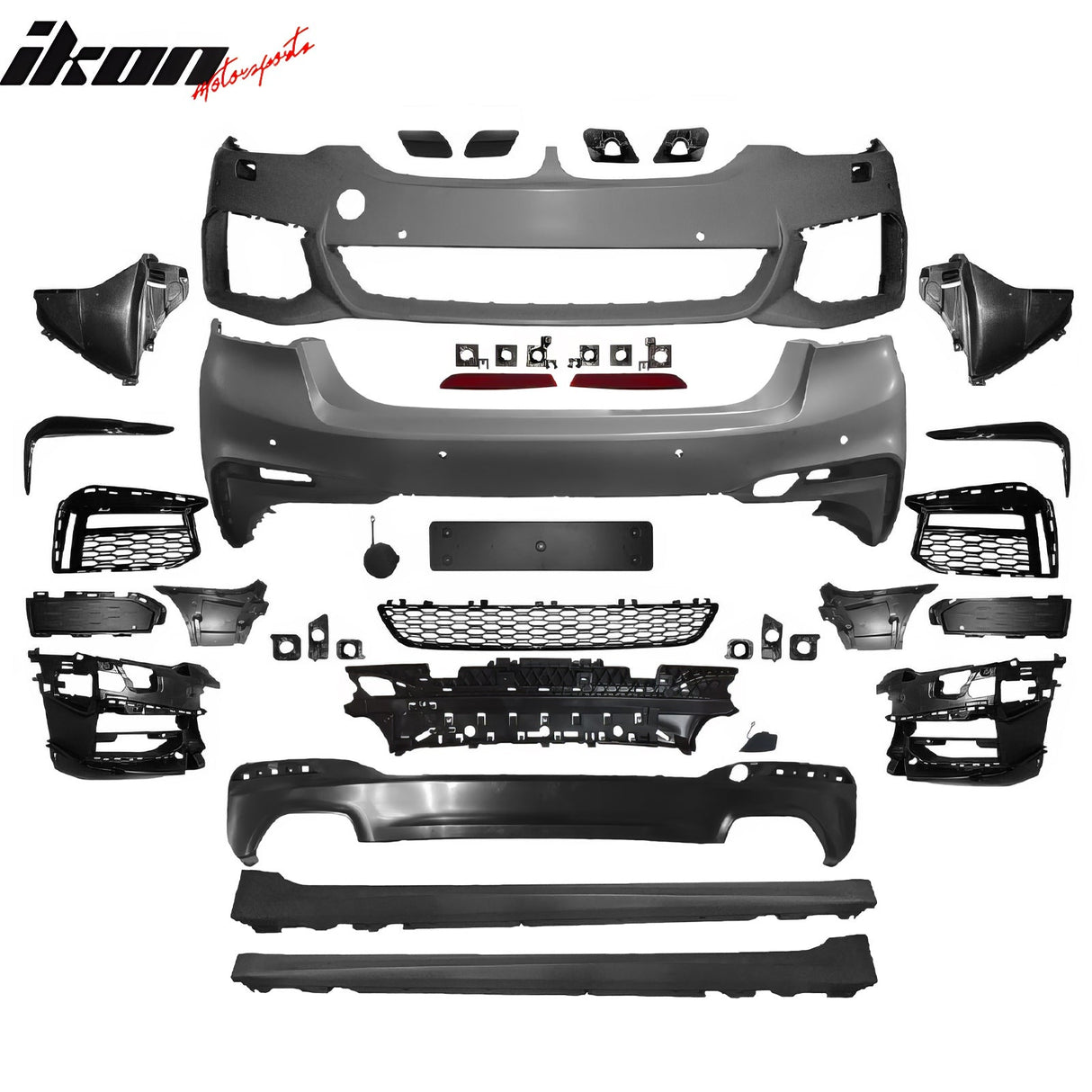 2017-2020 BMW G30 5 Series M-Tech Front Rear Bumper Covers Side Skirts