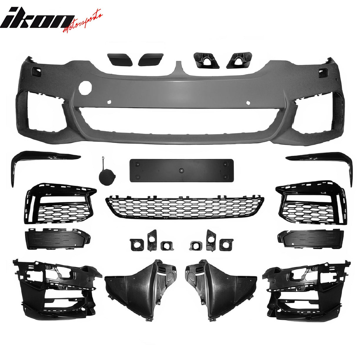 2017-2020 BMW G30 5 Series M-Tech Front Rear Bumper Covers Side Skirts