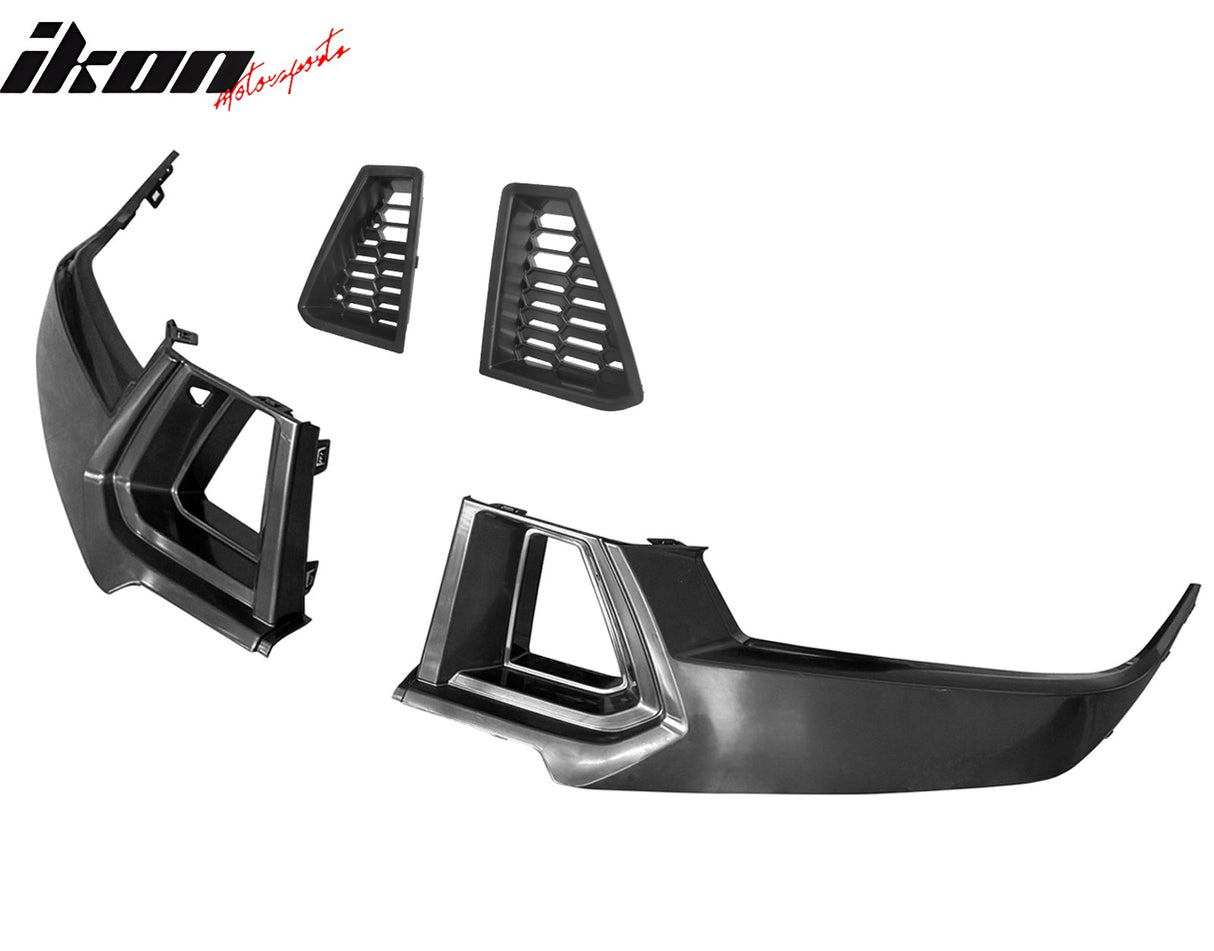 2024-2025 Ford Mustang Dark Horse Front Bumper Upper Grille Covers ABS