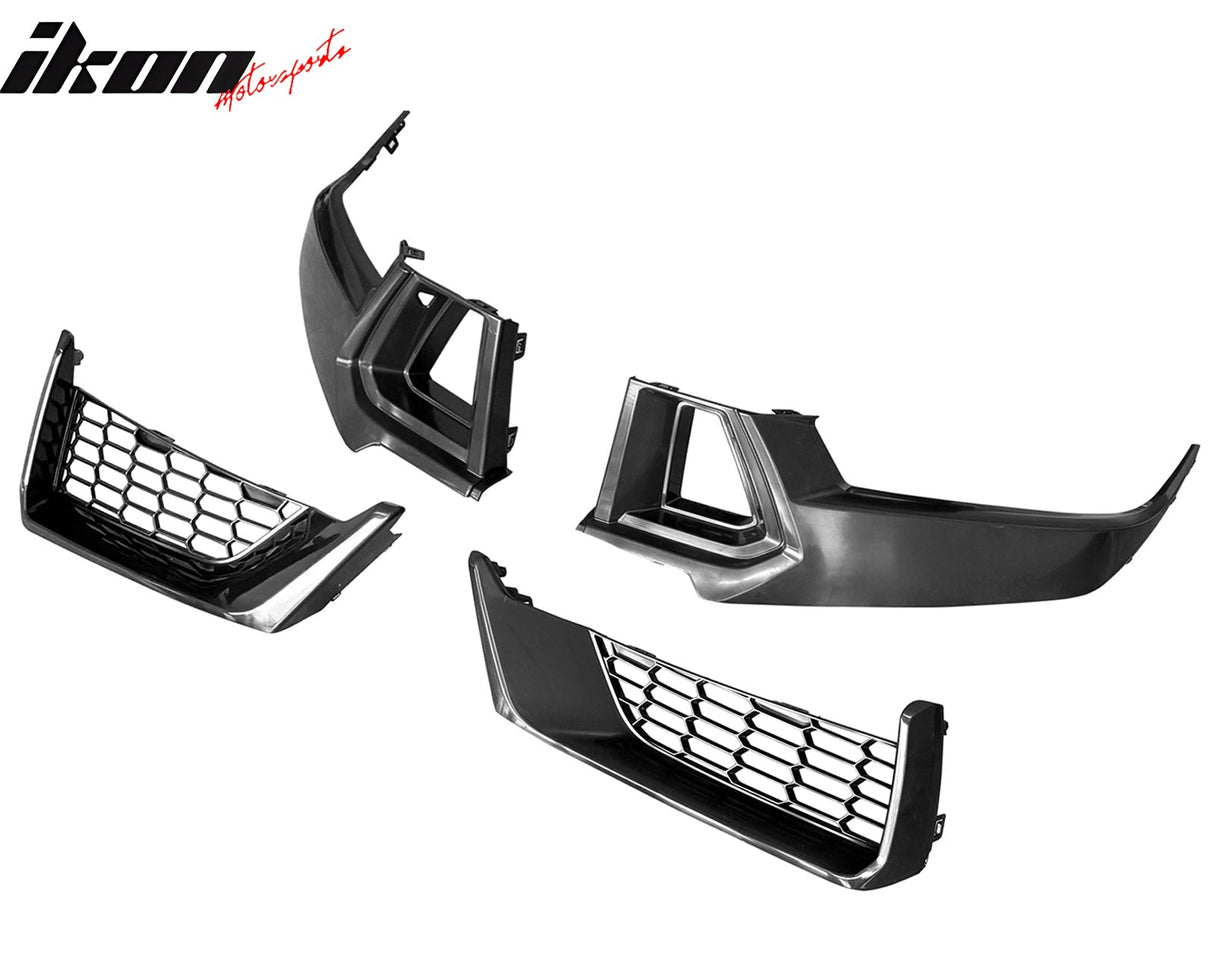 2024-2025 Ford Mustang Dark Horse Front Bumper Upper Lower Grilles ABS