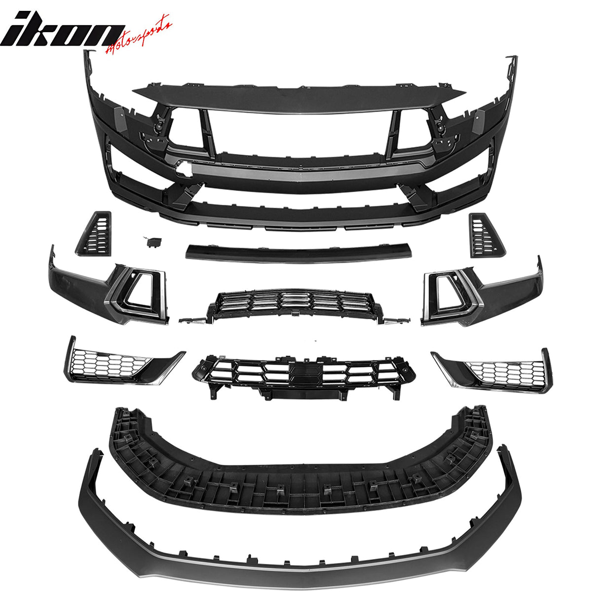 2024-2025 Ford Mustang Dark Horse Front Bumper Conversion W/ Grille PP