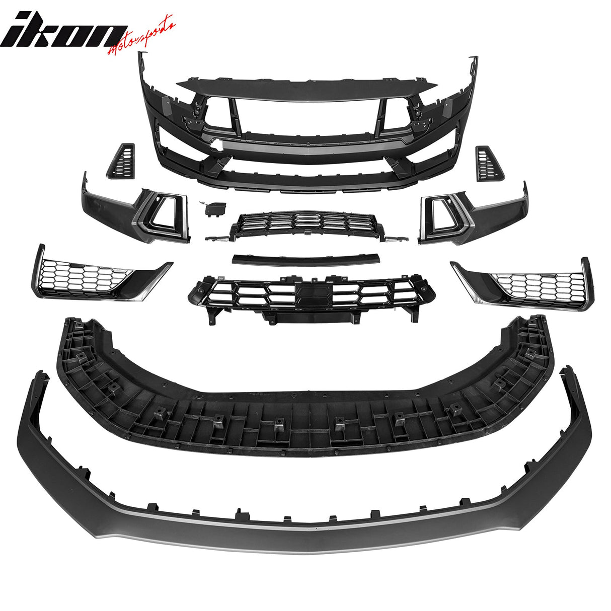 2024-2025 Ford Mustang Dark Horse Front Bumper Conversion W/ Grille PP