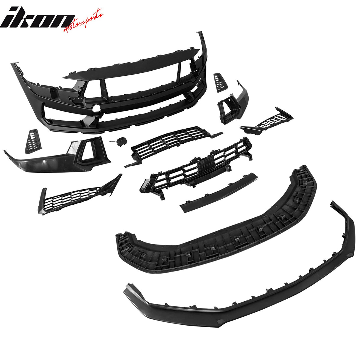 2024-2025 Ford Mustang Dark Horse Front Bumper Conversion W/ Grille PP