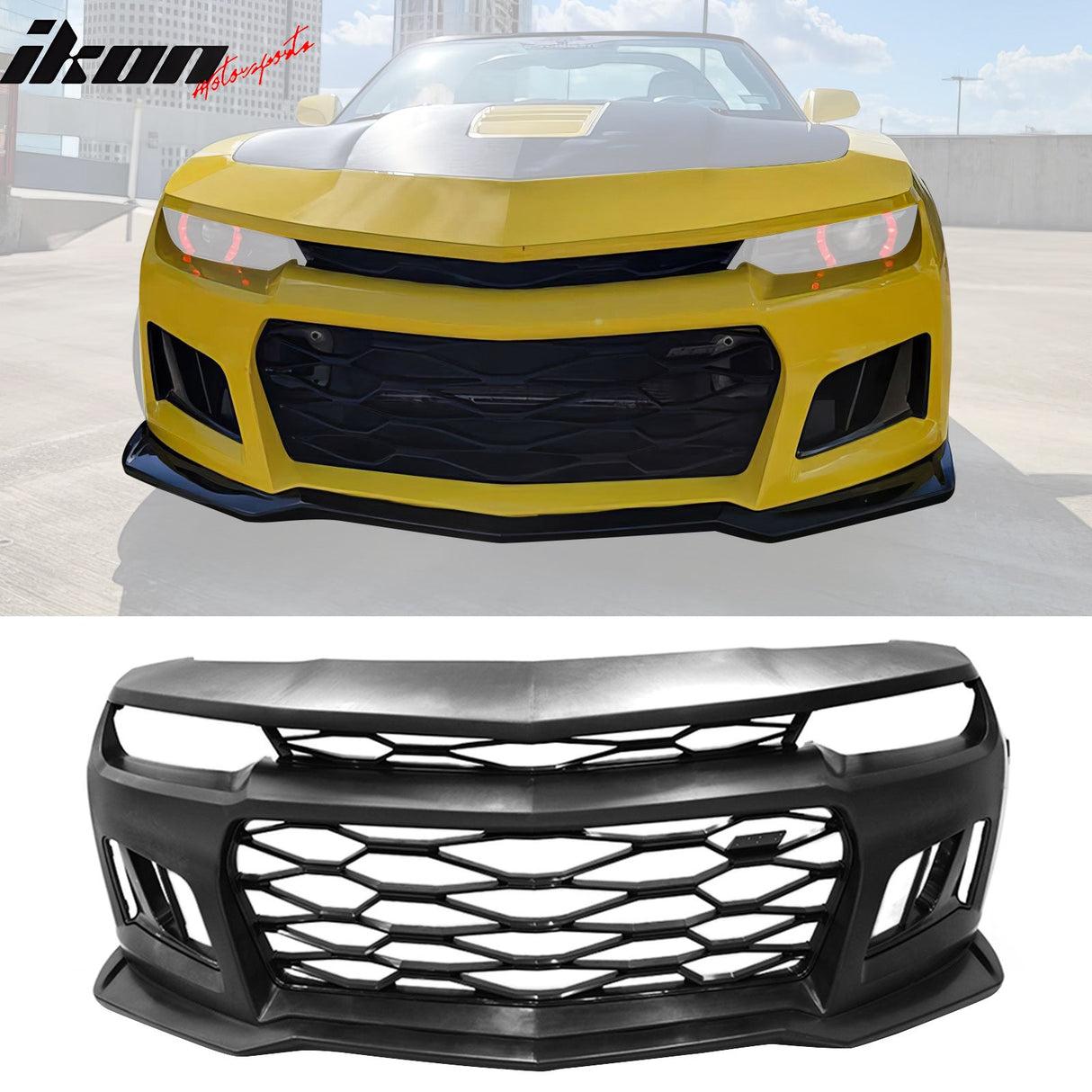 2010-2013 Chevy Camaro ZL1 Style Front Bumper Cover PP w/ Harnesses