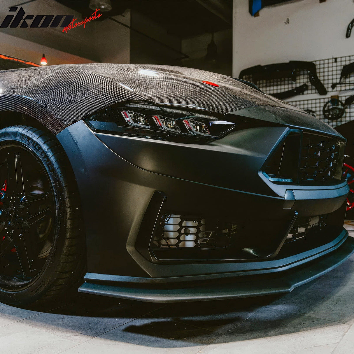 2018-2023 Ford Mustang Dark Horse Bumper Cover Switchback Headlight PP