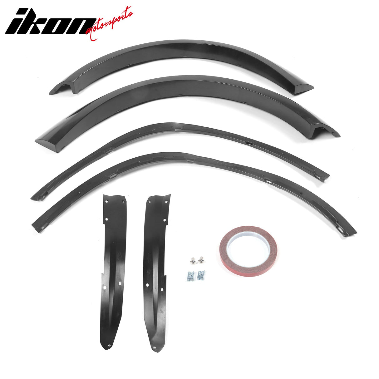 2015-2023 Charger IKON Matte Black Front Rear Bumper Covers LED Grille