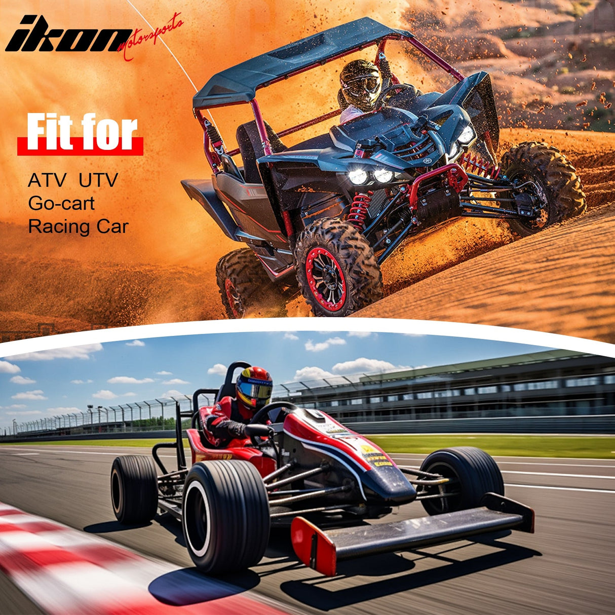 Universal Racing Seat Belt Harness 3" 4 Point Strap Buckle Nylon Black