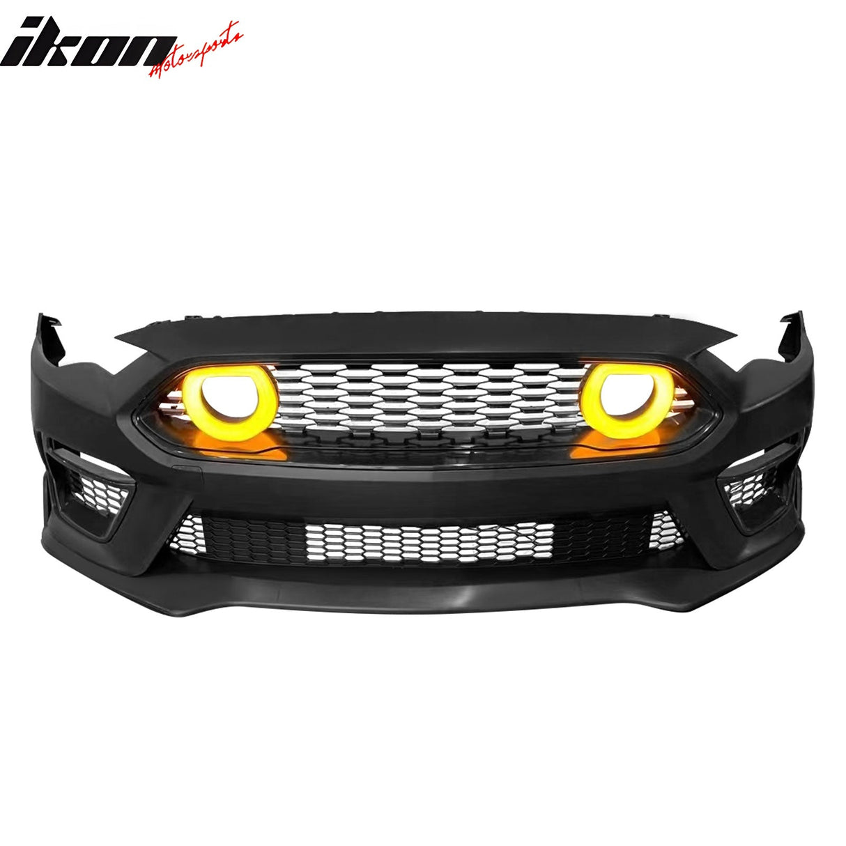2018-2023 Ford Mustang 21+ Mach 1 Front Bumper Cover LED Grille W/ Lip