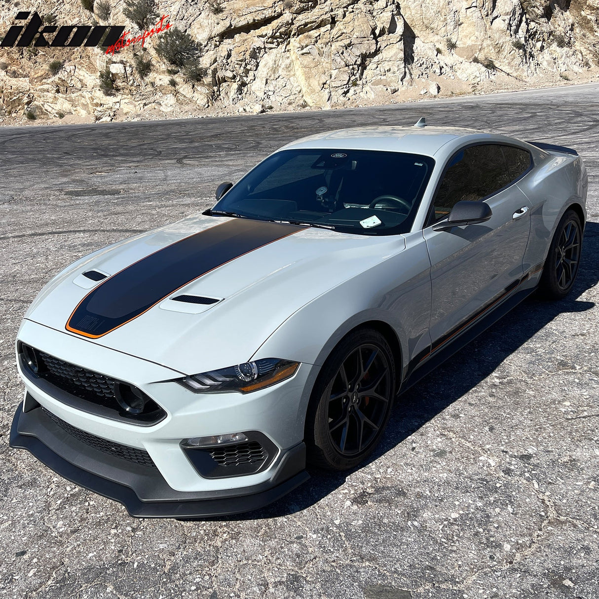 2018-2023 Ford Mustang 21+ Mach 1 Front Bumper Cover LED Grille W/ Lip