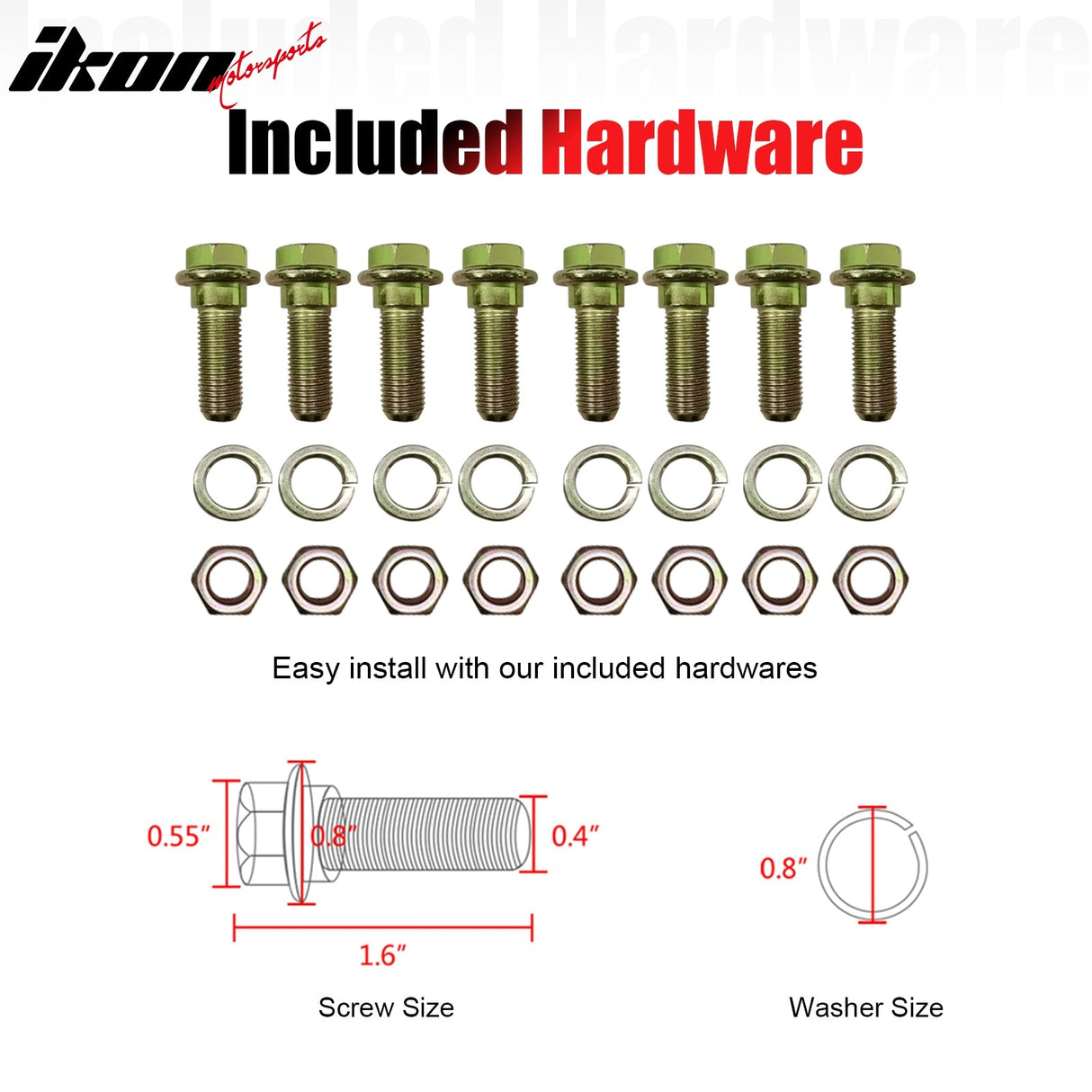 Universal 4 Point Racing Seat Belt Harness 2" Strap Buckle Red