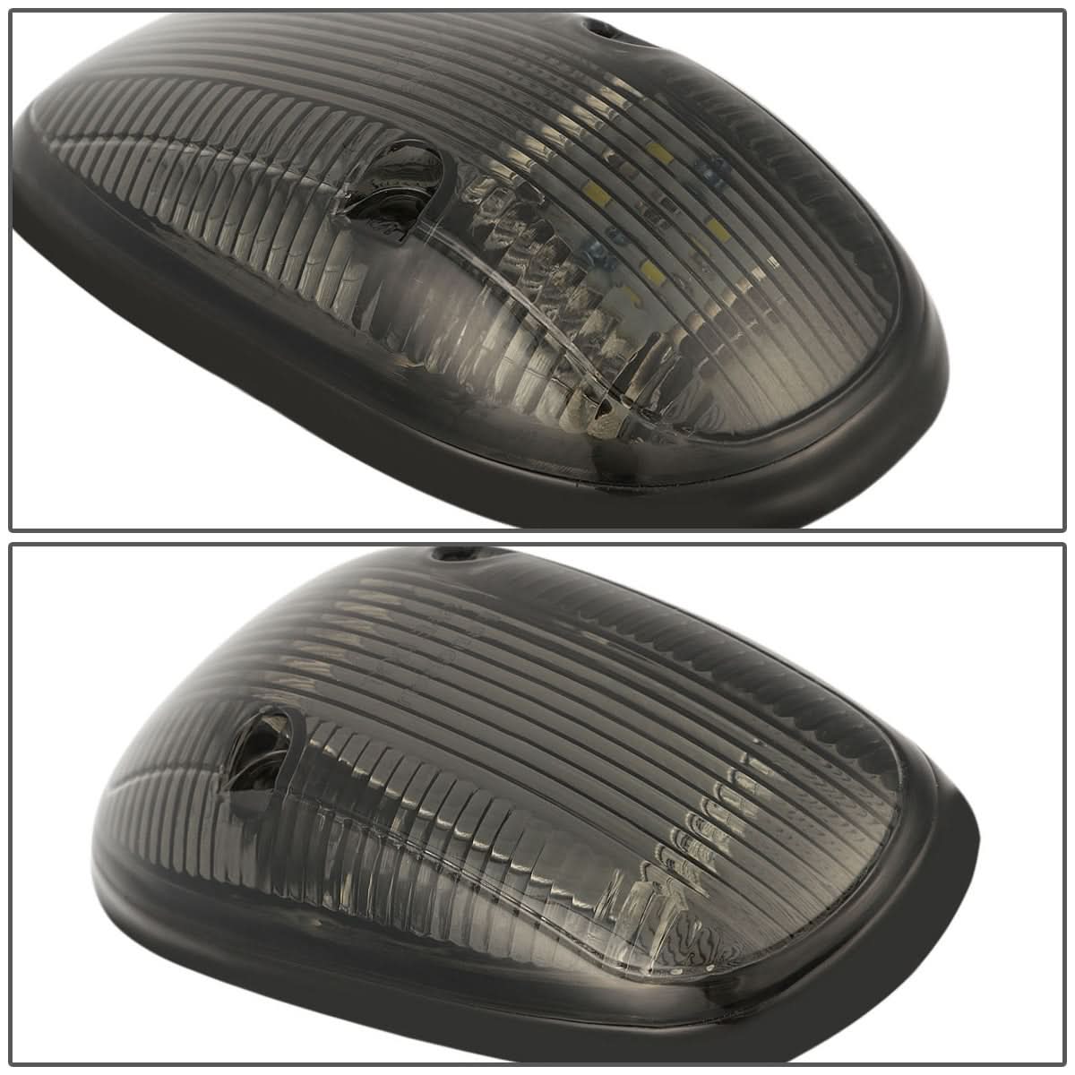 99-02 Dodge Ram 2500/3500 Smoke Housing White LED Cab Light