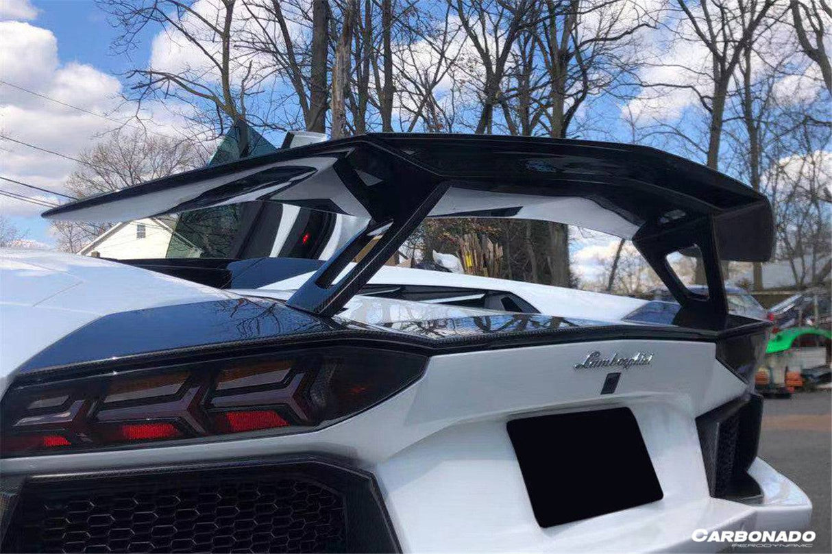 2011-2022 Lamborghini Aventador LP700 LP750 LP740 LP720 LP780 Coupe Roadster OTC Style Trunk Spoiler Wing with Base