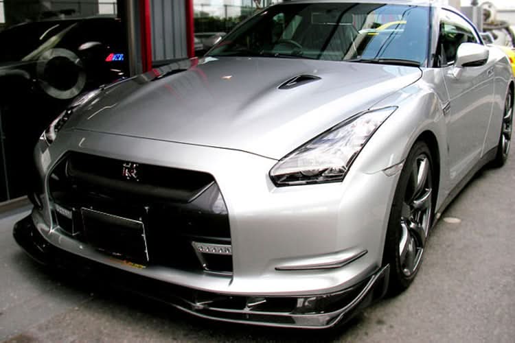 2008-2011 Nissan GTR R35 CBA Carbon Fiber Front Canards