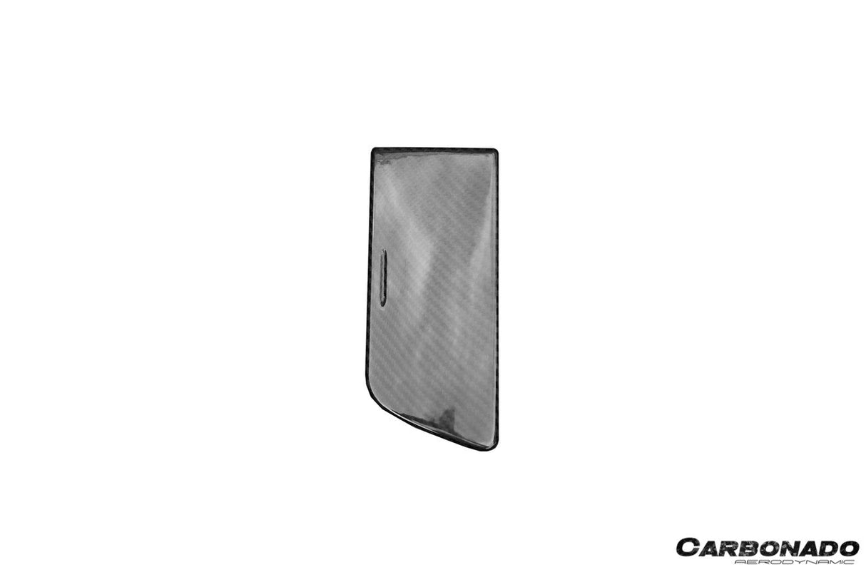 2013-2019 Corvette C7 Z06 Grandsport Dry Carbon Fiber Cup Holder Cover Panel Trim