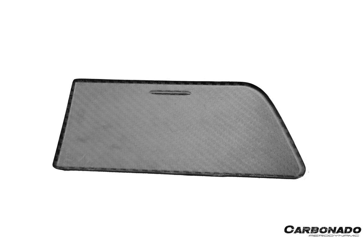 2013-2019 Corvette C7 Z06 Grandsport Dry Carbon Fiber Cup Holder Cover Panel Trim