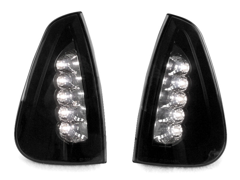 2006-2010 Dodge Charger Black Smoke Corner Light - White Led