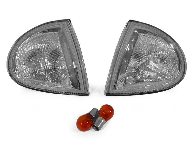 1993-1997 Honda Del Sol Chrome Clear Corner Lights