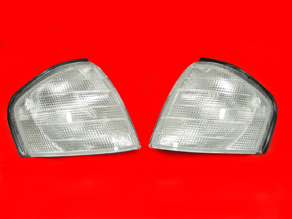 1994-2000 Mercedes W202 C-Class Clear Corner Lights