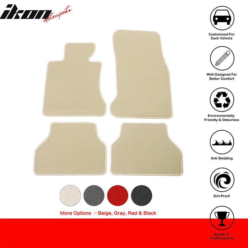 2005-2010 BMW E60 5-Series Sedan Floor Mat Carpet Nylon