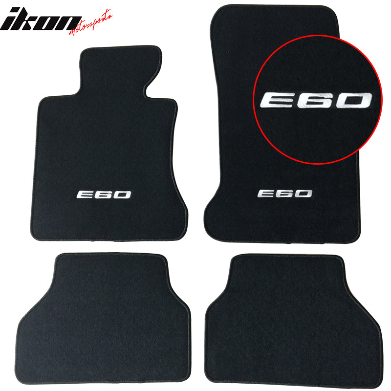 2005-2010 BMW E60 5-Series Sedan Floor Mat Carpet Nylon