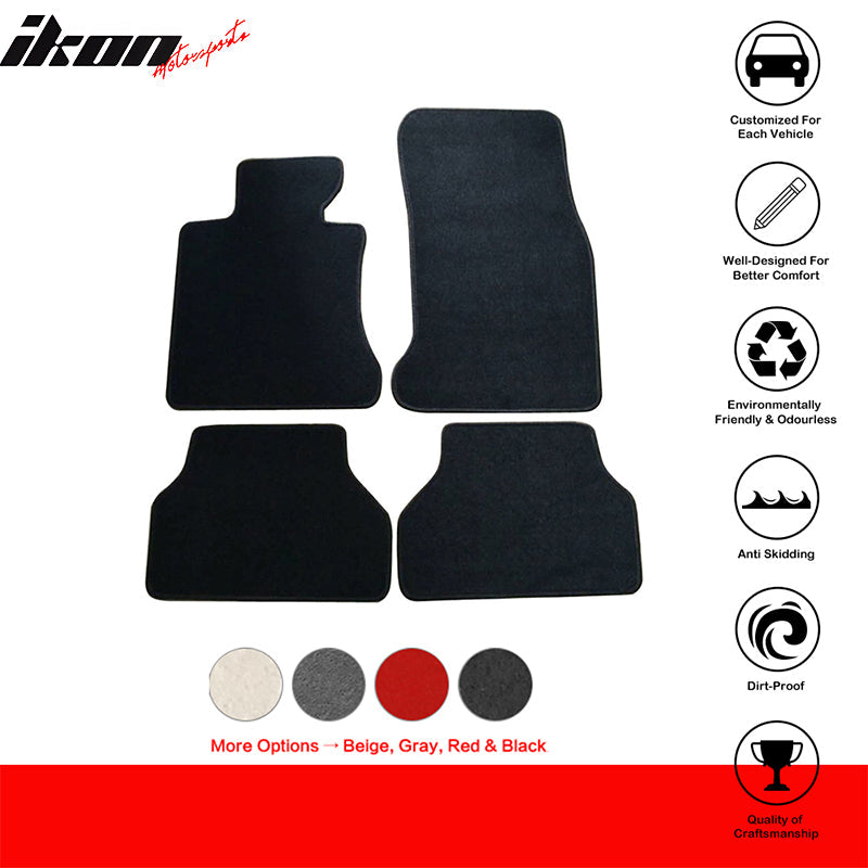 2005-2010 BMW E60 5-Series Sedan Floor Mat Carpet Nylon