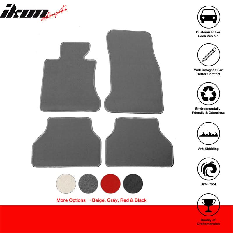 2005-2010 BMW E60 5-Series Sedan Floor Mat Carpet Nylon