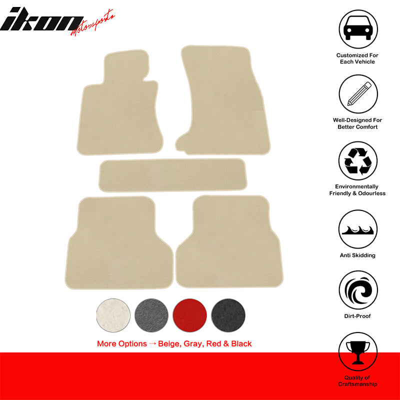 2004-2009 BMW E60 Sedan 4-Door Floor Mat Carpet Nylon
