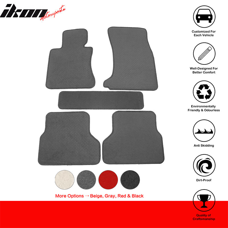 2004-2009 BMW E60 Sedan 4-Door Floor Mat Carpet Nylon