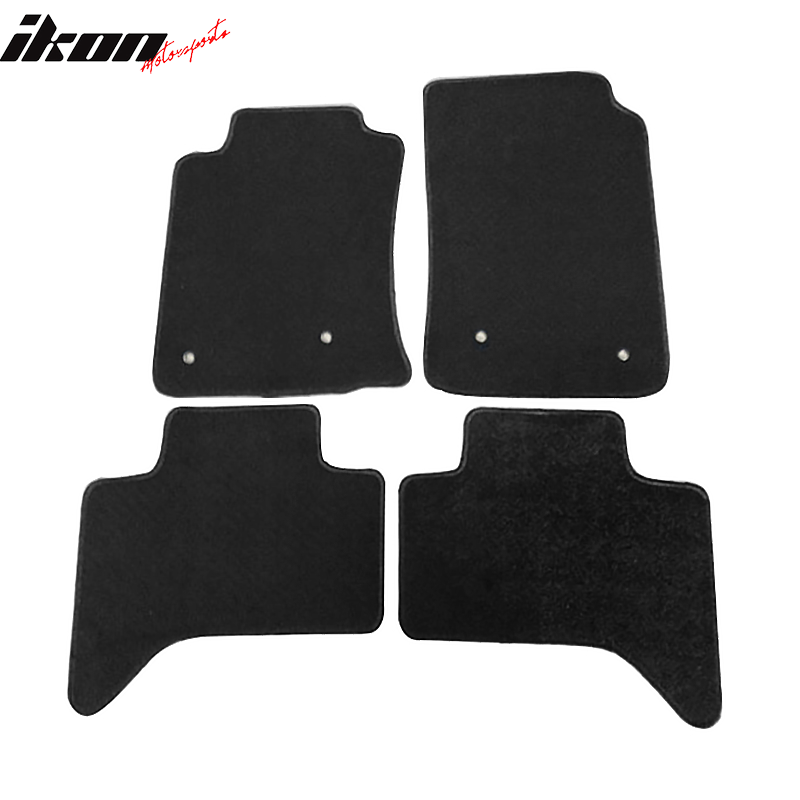 Car Floor Mat for 2005-2010 Toyota Tacoma Black Carpet 4PC Nylon