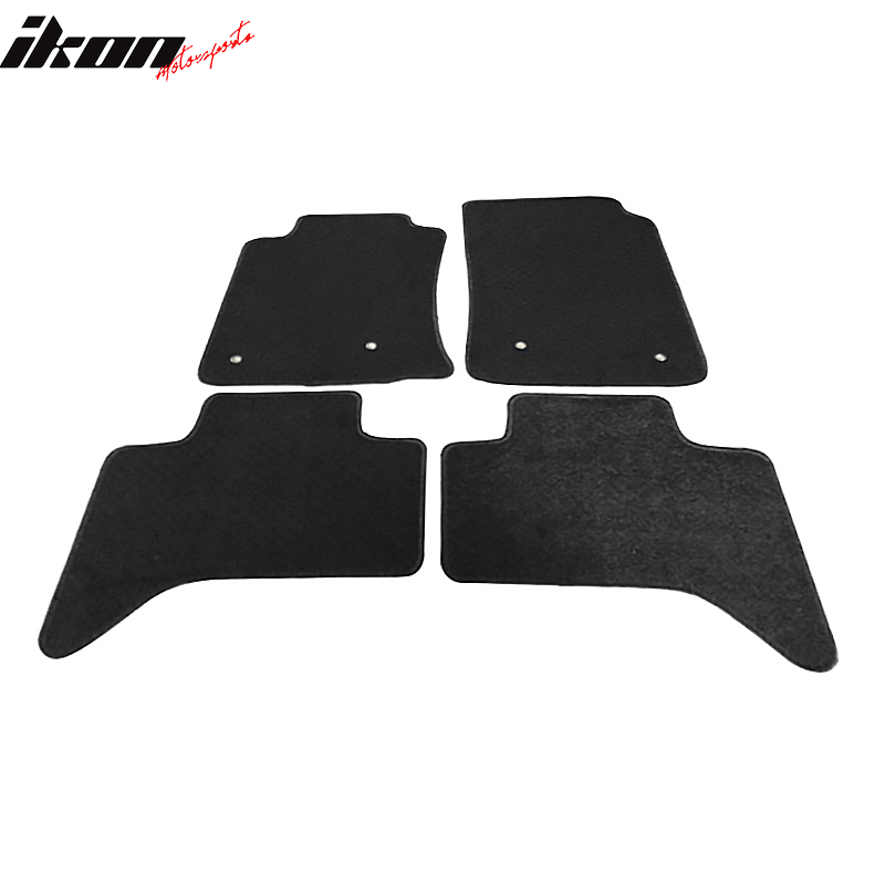 Car Floor Mat for 2005-2010 Toyota Tacoma Black Carpet 4PC Nylon