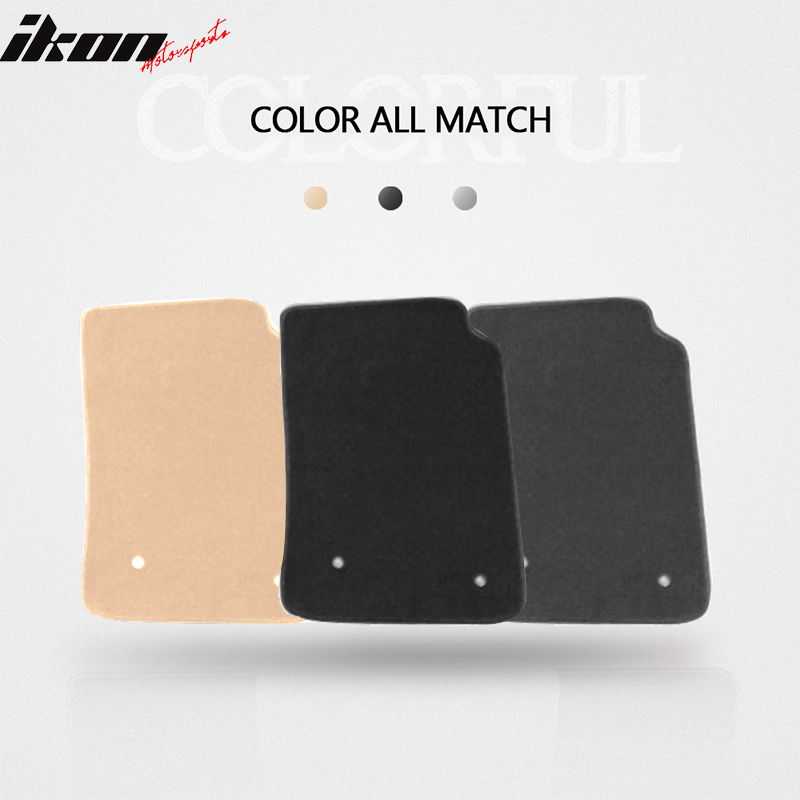 Car Floor Mat for 2005-2010 Toyota Tacoma Black Carpet 4PC Nylon