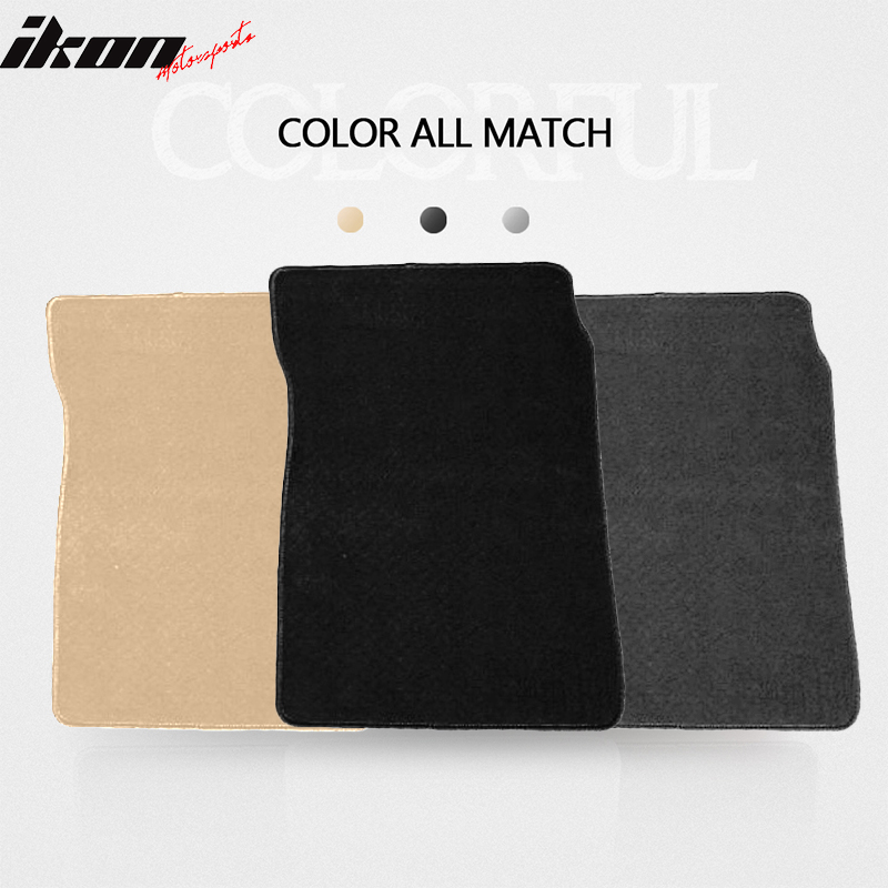 Car Floor Mat for 1997-2001 Honda Prelude OEM Black Nylon 4PC