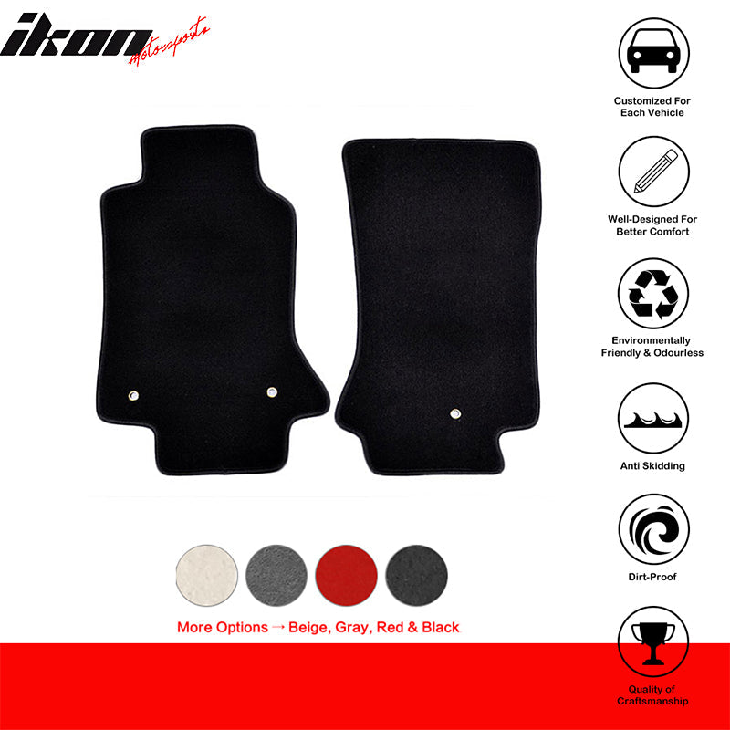 1997-2004 Chevrolet Corvette Car Floor Mats Carpet 2PC Nylon