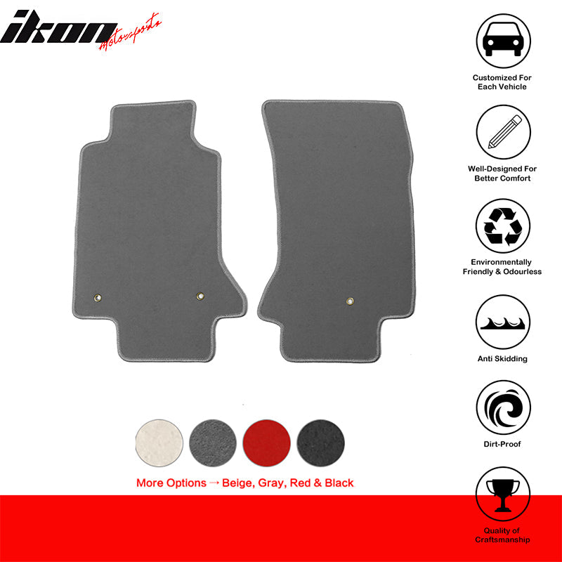 1997-2004 Chevrolet Corvette Car Floor Mats Carpet 2PC Nylon