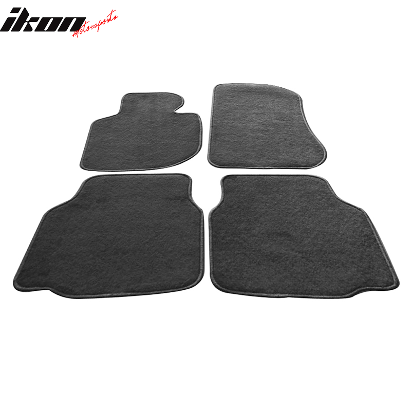 Car Floor Mat for 1992-1998 BMW E36 3 Series Gray Carpet 4PC Nylon