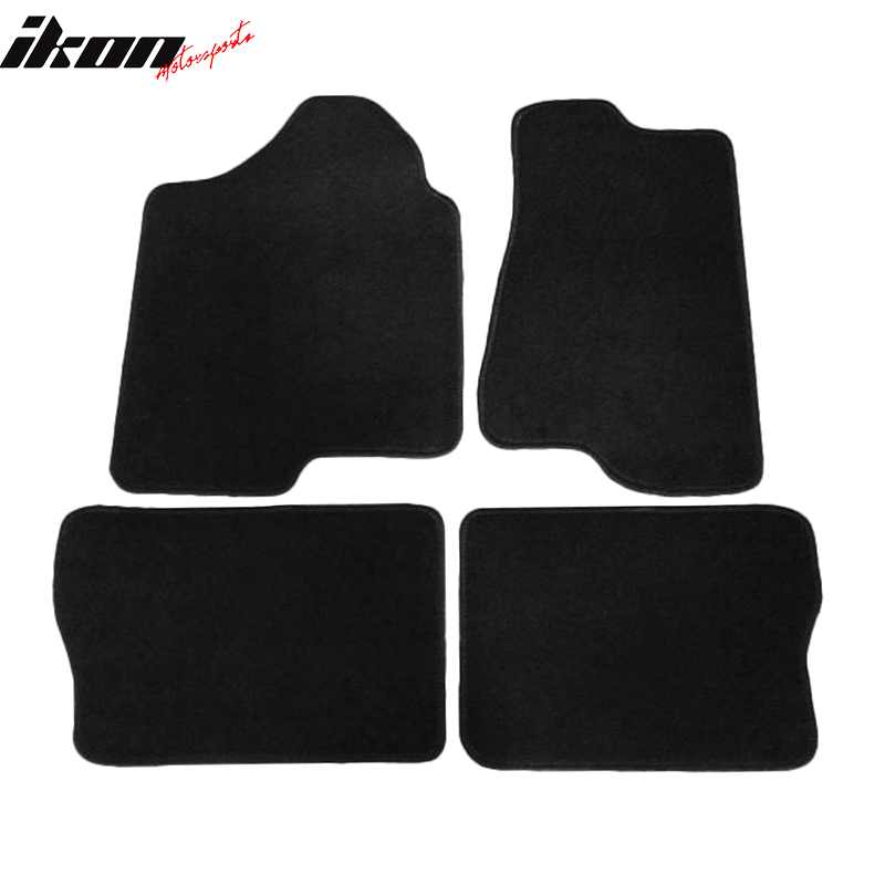 Car Floor Mat for 2003-2009 Hummer H2 Black Carpet 4PC Nylon