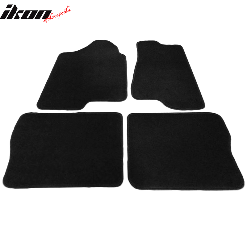 Car Floor Mat for 2003-2009 Hummer H2 Black Carpet 4PC Nylon