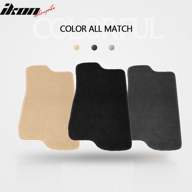 Car Floor Mat for 2003-2009 Hummer H2 Black Carpet 4PC Nylon