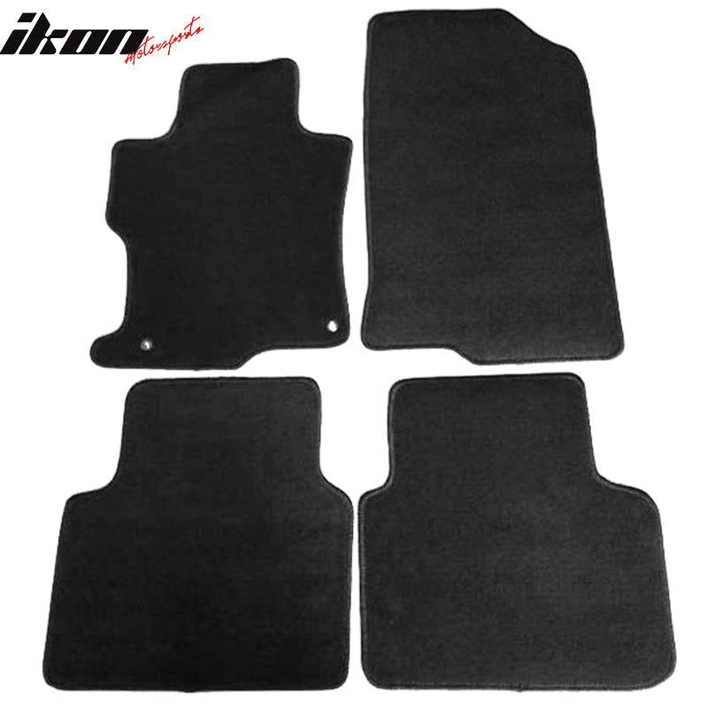 2008-2012 Honda Accord Sedan 4-Door Car Floor Mats Carpet 4PC