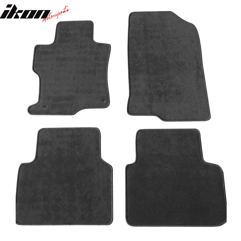 2008-2012 Honda Accord Sedan 4-Door Car Floor Mats Carpet 4PC