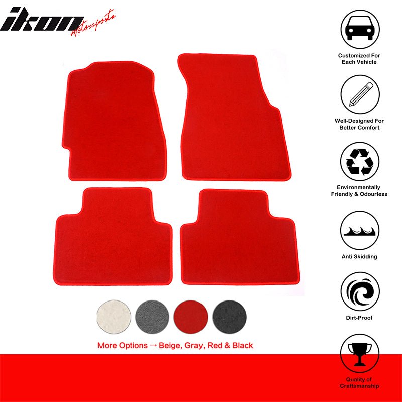 1992-1995 Honda Civic Car Floor Mats Carpet 4PC Nylon