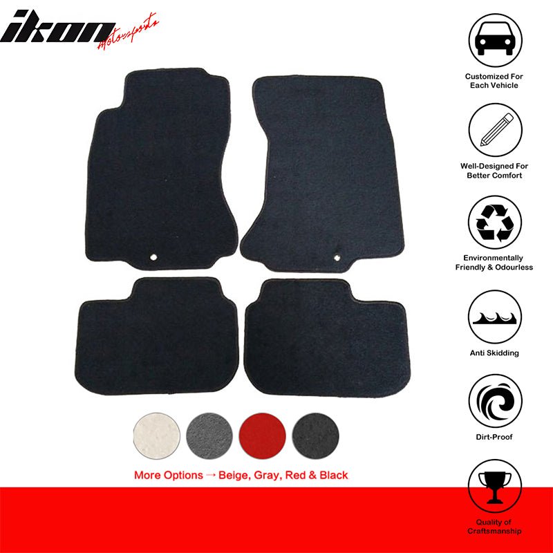 1990-1996 Nissan 300ZX Car Floor Mats Carpet 4PC Nylon
