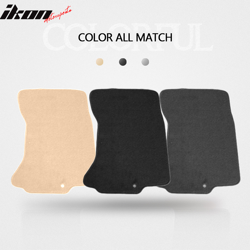 Car Floor Mat for 1990-1996 Nissan 300ZX Black Carpet 4PC Nylon