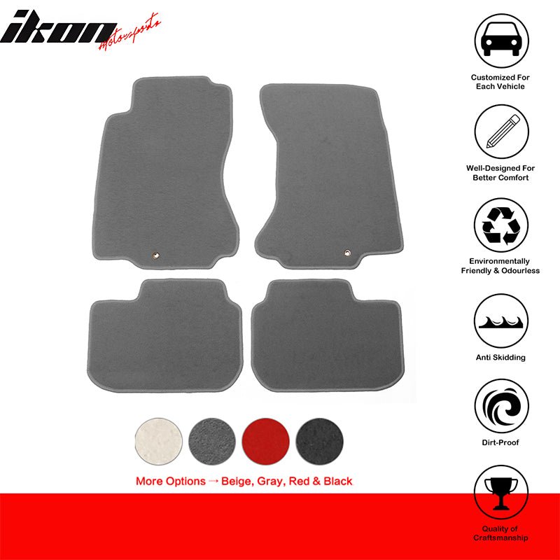 1990-1996 Nissan 300ZX Car Floor Mats Carpet 4PC Nylon