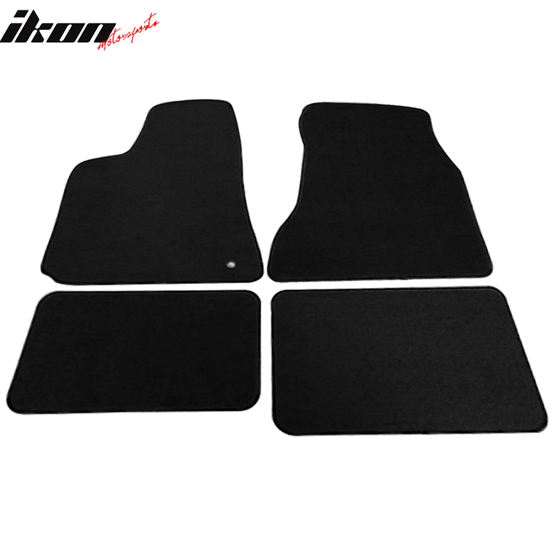 Car Floor Mat for 2005-2010 Chrysler 300 300C Black Carpet 4PC Nylon