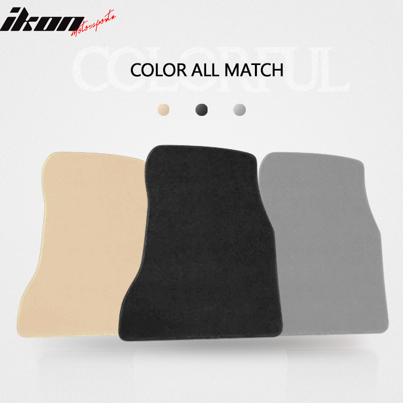 Car Floor Mat for 2005-2010 Chrysler 300 300C Black Carpet 4PC Nylon