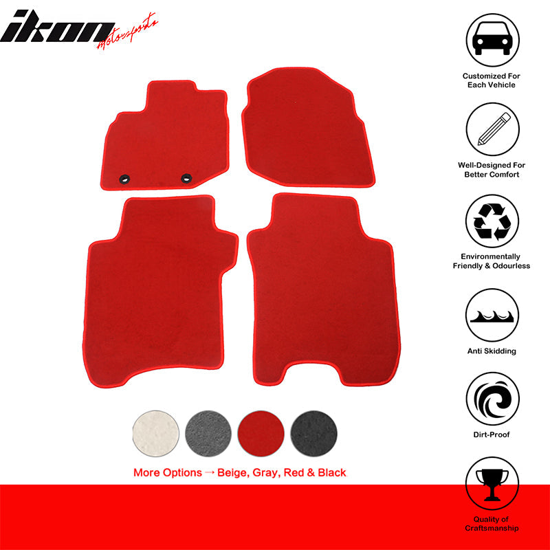 2006-2012 Honda Fit Car Mats Carpet 4PC Nylon